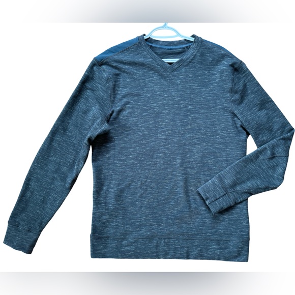 Mens Lululemon Transit Long Sleeve V Heathered Fuel Green / Fuel Green - Picture 7 of 13